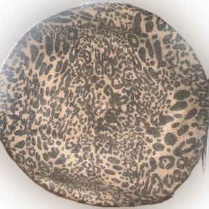 Inc Women's Leopard Print Beret NWT Wool Blend Beret